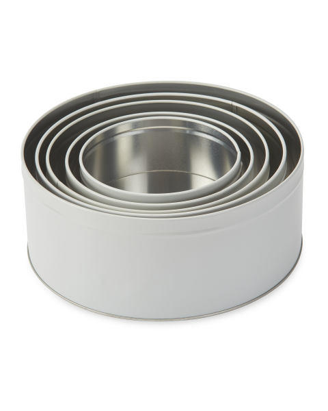 Block Colour Nested Storage Tins