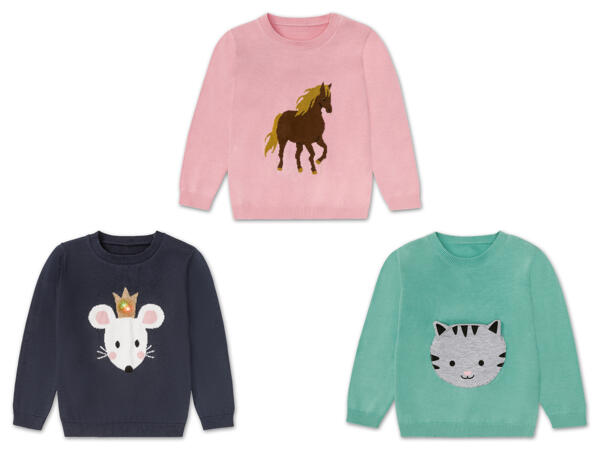 Mädchen Strickpullover