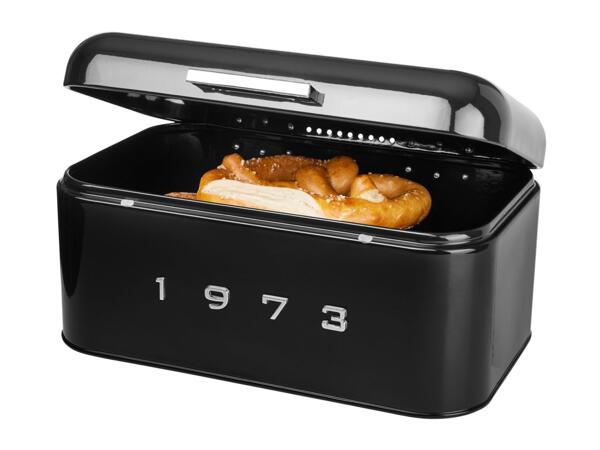 Silvercrest Black Bread Bin
