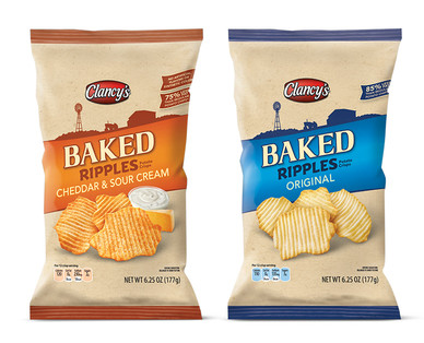 Clancy's Original or Cheddar & Sour Cream Rippled Baked Potato Crisps