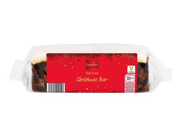 Favorina Top Iced Christmas Cake Bar