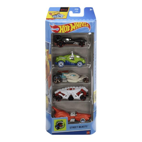HOT WHEELS(R) 				Petites voitures, 5 pcs