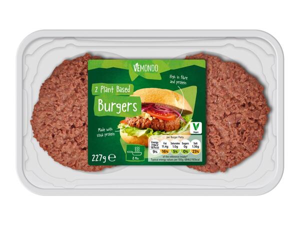 2 Plant Based Burgers