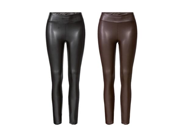 Leggings aspect cuir