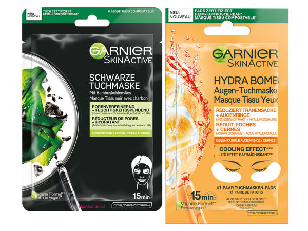 Garnier Augen- oder Tuchmaske