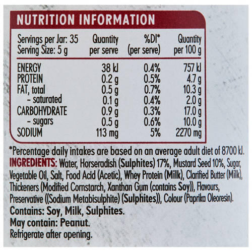 Horseradish Cream 175g