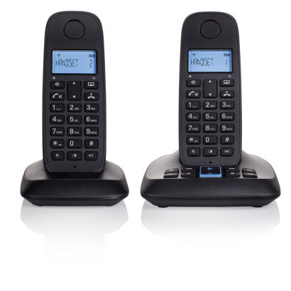 Ensemble de téléphones sans fil, 2 pcs