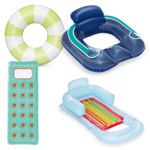 BESTWAY Assortimento di materassini gonfiabili/ciambelle