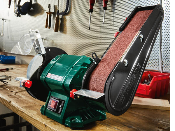 Bench Grinder With Belt Sander
