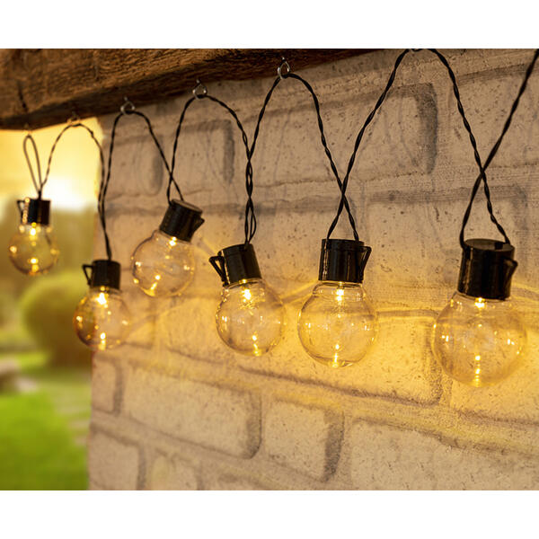 LED-Solarlichterkette 10er