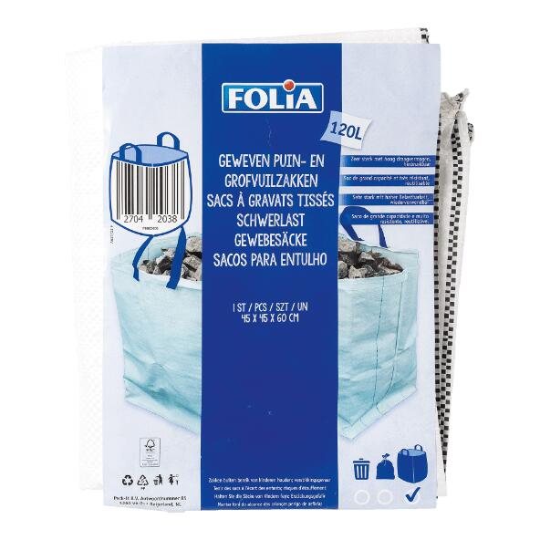 FOLIA(R) 				Gewebte Schutt-/Sperrmüllsäcke