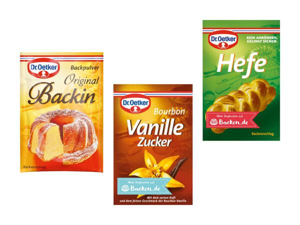 Ingrédients de pâtisserie Dr. Oetker