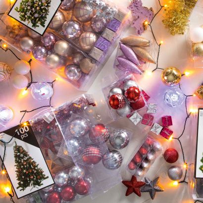 Décorations d'arbre de Noël incassables