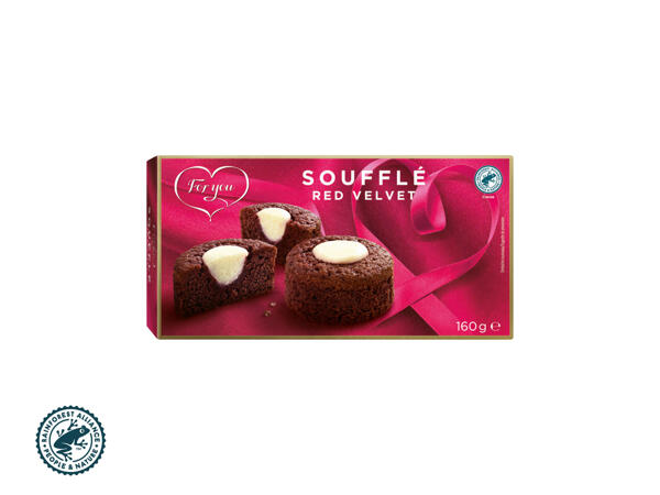 Sufflé med vit choklad