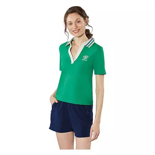 Ladies Pickleball Top - Green, M