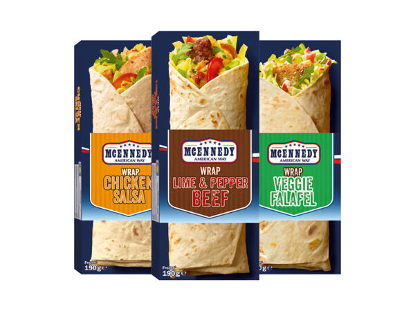 Filled Tortilla Wraps