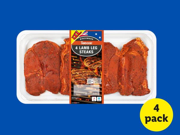 Birchwood 4 Tandoori Lamb Leg Steaks
