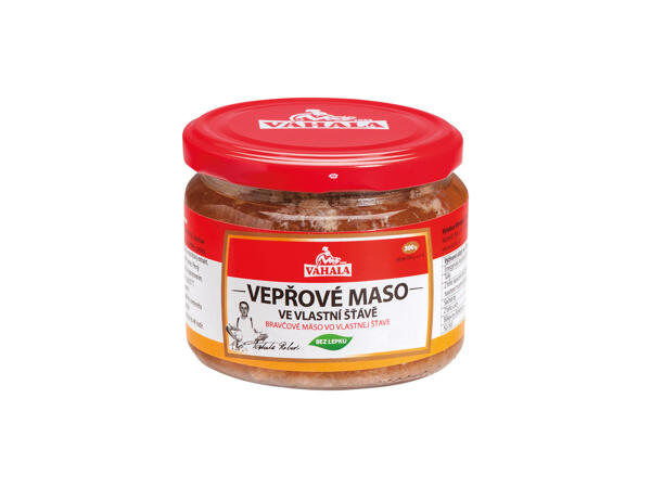 VEPŘOVÉ MASO VE VLASTNÍ ŠŤÁVĚ