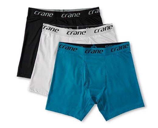 Crane Men's 3 Pack Elite Boxers