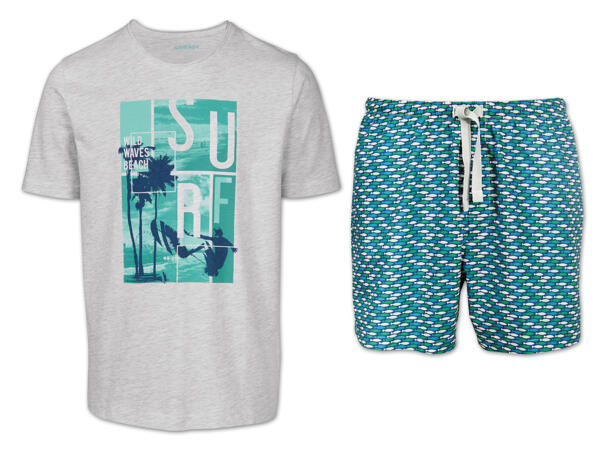 Herren Sommer-Pyjama