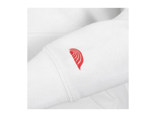 Ladies' White Harvard Hoodie