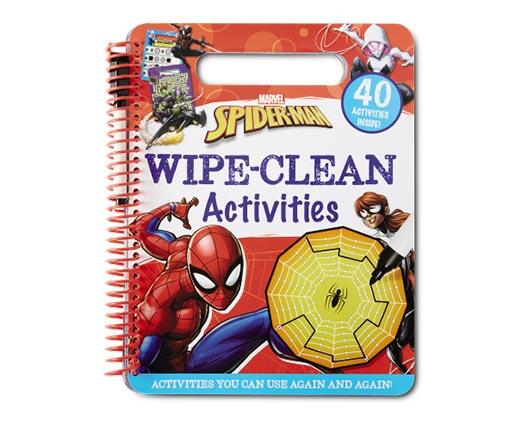 Disney, Pixar or Marvel 
 Wipe-Clean Activity Book