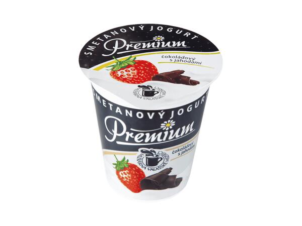 Čokoládový smetanový jogurt