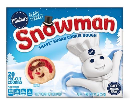 Pillsbury 
 Snowman Sugar Cookie Dough