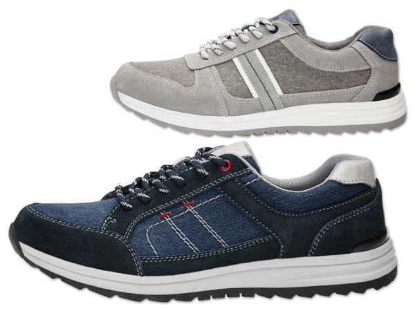 LIVERGY(R)Herren Komfort-Leder-Freizeitschuhe1