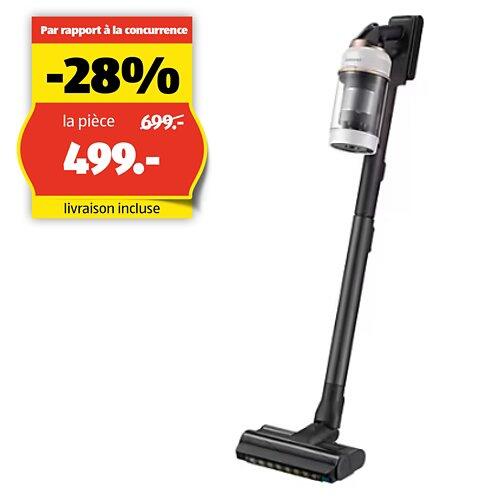 SAMSUNG Aspirateur Bespoke Jet Plus Complete AI, VS20B95843W/SW