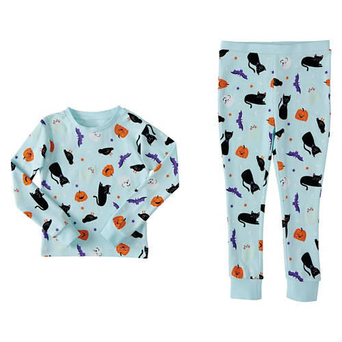 Toddler Halloween Pajama Set - Blue Multi Color, 3T