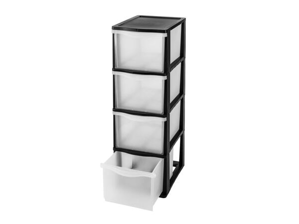4 drawer storage unit