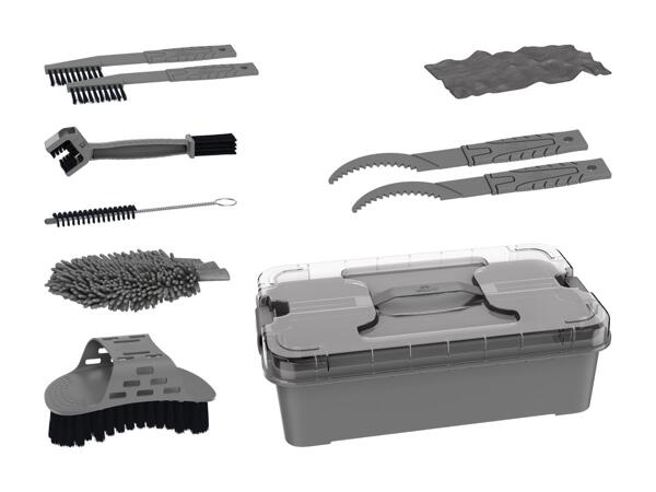 Set de nettoyage pour vélo, 10 pièces