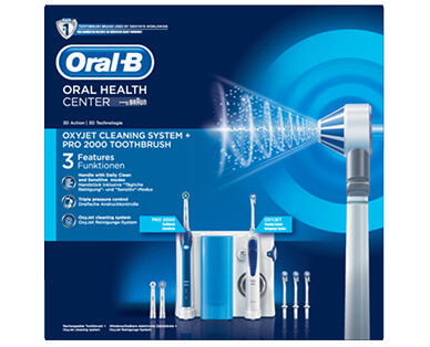 ORAL-B(R) OXY JET MUNDDUSCHE + PRO 2000 ZAHNBÜRSTE