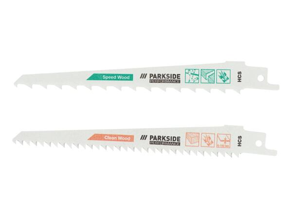 Sabre saw blade set, 2 pieces