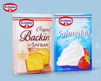 DR. OETKER Backin mit Safran/Sahnesteif