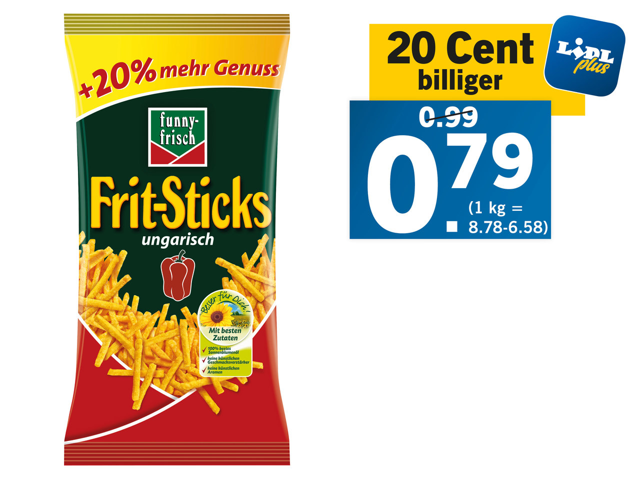 FUNNY FRISCH Snack-Spezialität