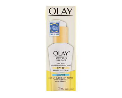 Olay Complete Defence SPF30 75ml or Complete UV Protection Moisture Lotion SPF15 150ml