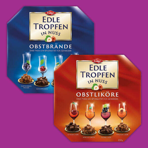 Edle Tropfen in Nuss