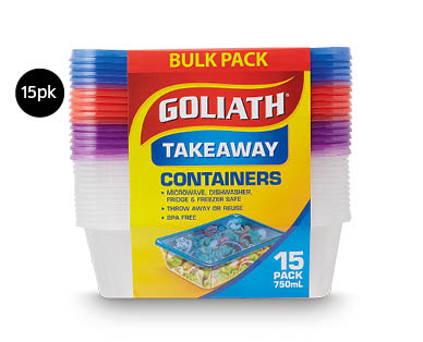 Takeaway Containers 15pk