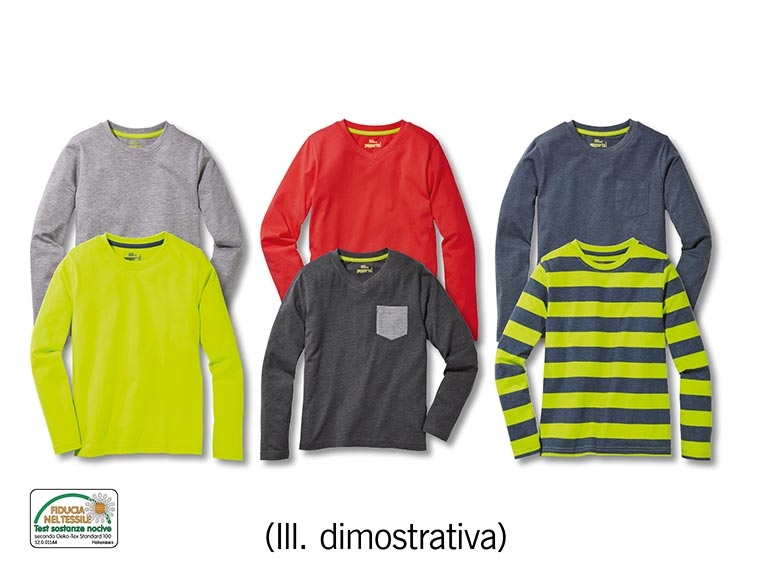 Maglia a maniche lunghe, 2 pezzi