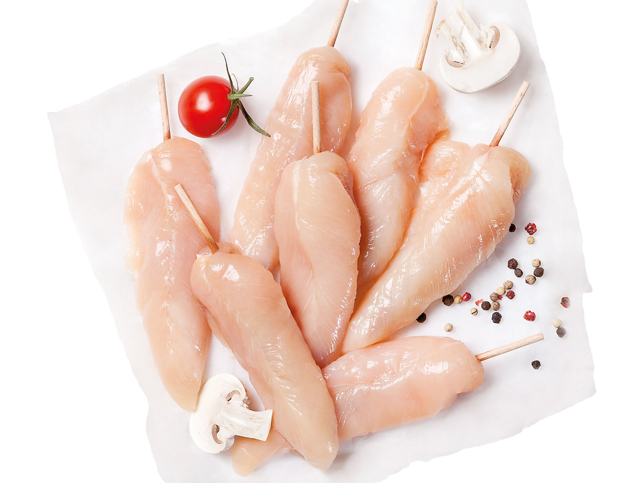 GEFLÜGELHOF Frische Hendl-Innenfiletspieße