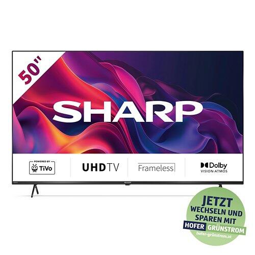 SHARP 4K Ultra HD powered by TiVo™ Smart TV