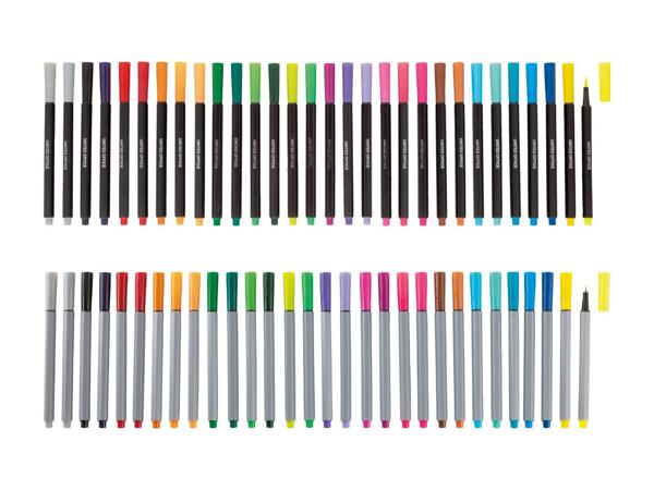 UNITED OFFICE(R) Mini brush-/​fineliner 30-pak