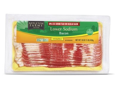 Appleton Farms Lower Sodium Bacon