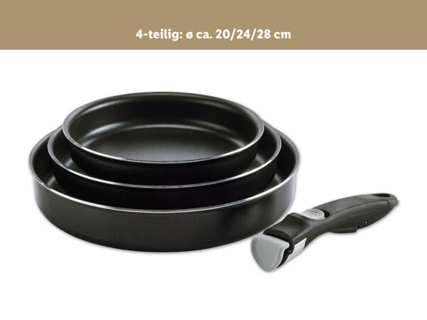 Aluminium Topf-/​Pfannen-Set, 4-teilig
