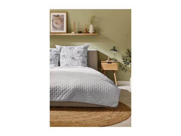 Livarno Home Light Grey Bedspread