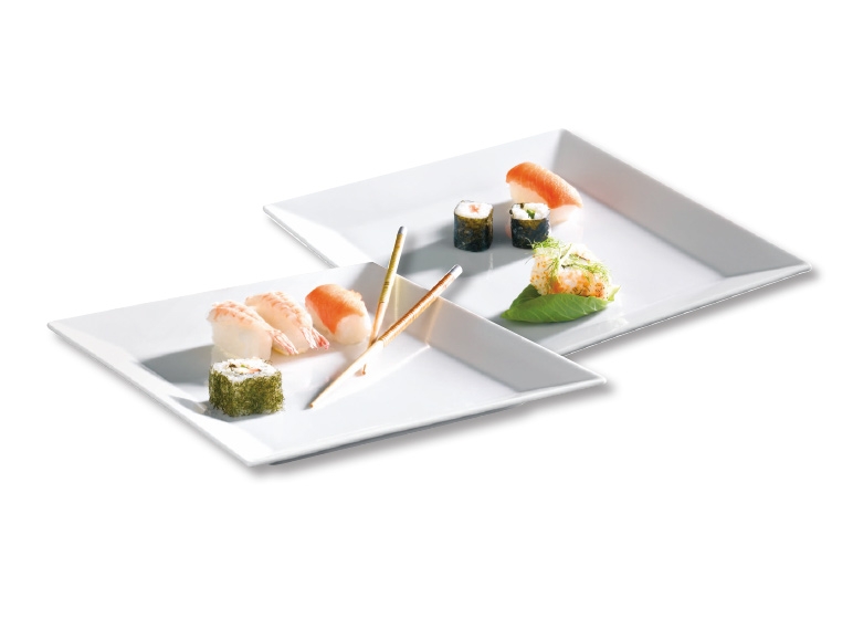 Assiettes à sushis, lot de 2
