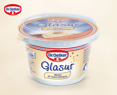 DR. OETKER Glasur weiß mit Vanille