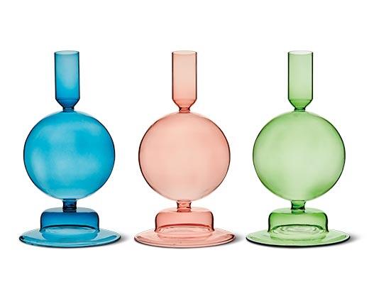 Huntington Home Glass Candle Holder